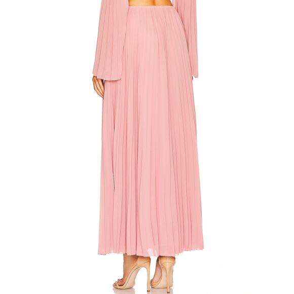 Michael Costello x REVOLVE Marcella Skirt in Mauve NWOT Size Small - Picture 4 of 4